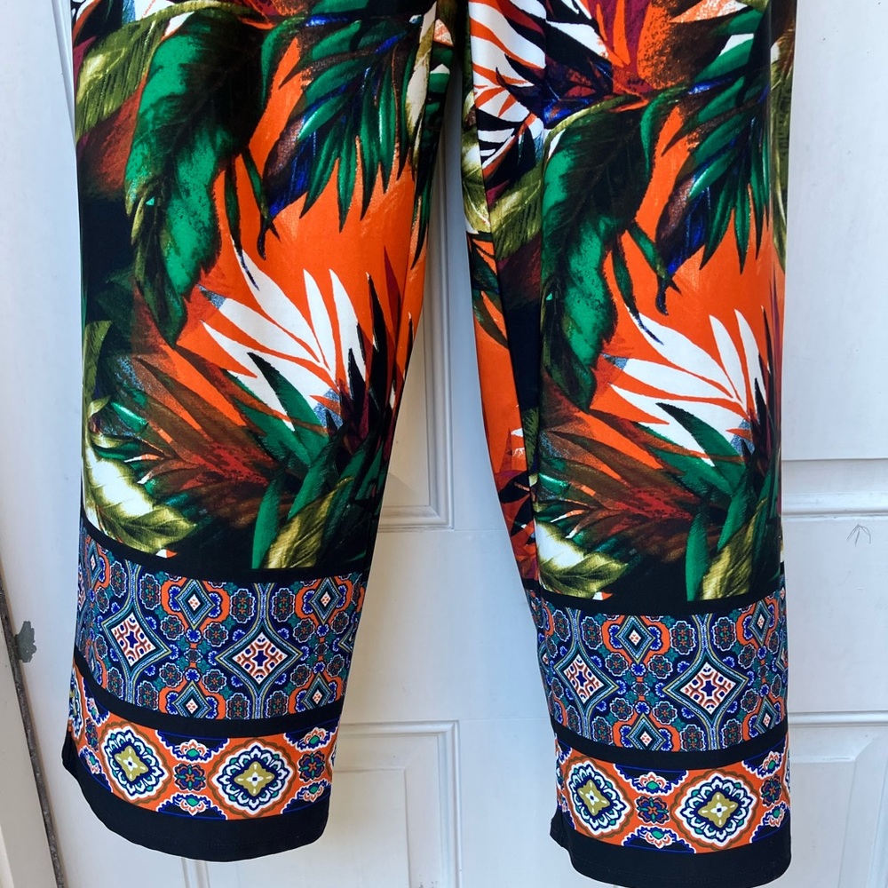 Tropical Palazzo Pants - Picture 2 of 7